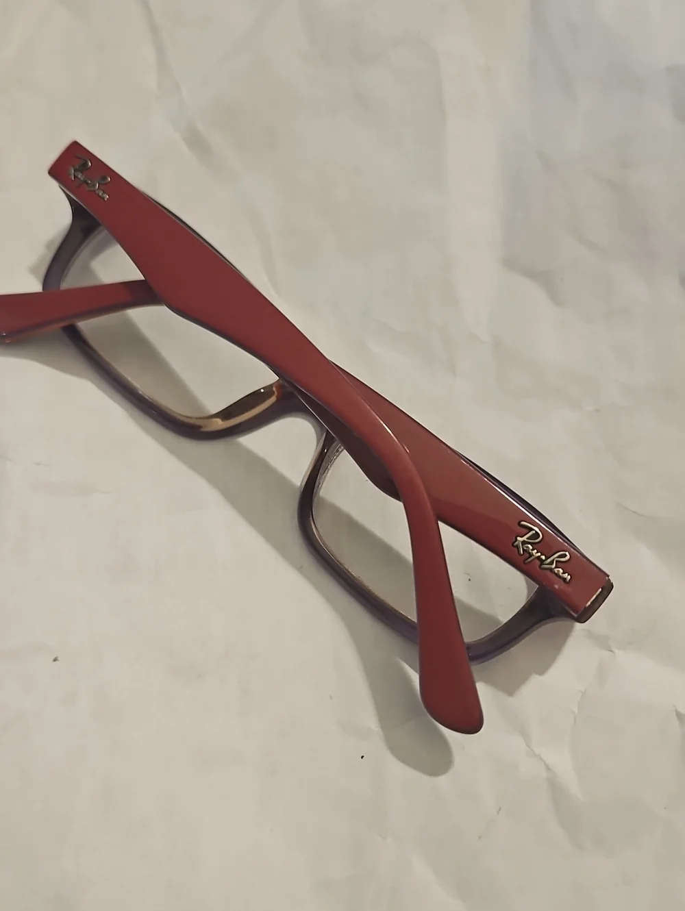 Ray-Ban Red Glasses